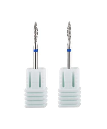 BNG Cuticle Drill Bit Flame Nail Efile Bits Professional Electric 3/32" Diamond Carbide Cuticle Cleaning Bits Nail Art Replacement Burr Manicure File Tool 1PCS Fine Grit 2PCS Medium Grit 2PCS (Style-M) - Buy Online on GoSupps.com