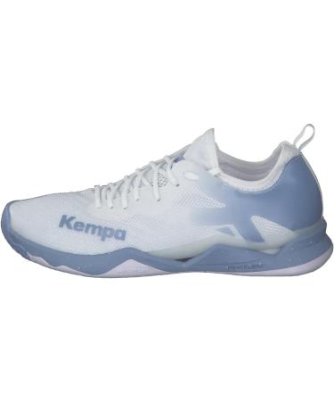 Kempa Wing Lite 2.0 Women's Sneakers - Lightweight Breathable Handball & Running Shoes - White/Lake Blue - International Shipping Available - Buy Online on GoSupps.com