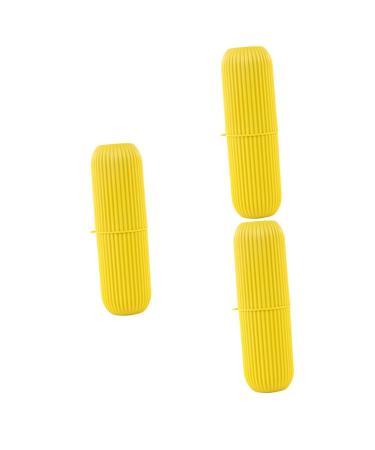 Minkissy 3 sentences 8 toothbrush wraps toothbrush holder tooth hygiene toothbrush toothbrush toothbrush holder toothbrush holder mouthpiece toothbrush set manual care brush travel plastic