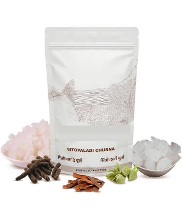 sm Sitopaladi Churna Natural Ayurvedic Immunity and Respiratory Support Soothes the throat relieves coughs detoxifies and strengthens the lungs (100g pack of 1)