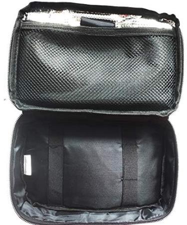 Chillpack Double Bag Diabetic Travel Organizer Cooler with Ice Packs - Black - Buy Online on GoSupps.com