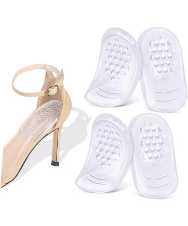 Buy Healvian 16 Pairs Self-Adhesive Gel Heel Cushions | Reusable Silicon Inserts for Comfort & Damping - Perfect for Women's Heels - Buy Online on GoSupps.com