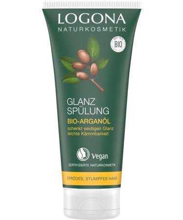  LOGONA Naturkosmetik Logona Shiny Organic Argan Oil Conditioner 6 x 200ml - Buy Online on GoSupps.com
