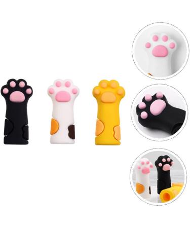 24 Pieces Manicure Protective Cover Cap Cover Leather Nail Creative Cap Beautiful Cap Cute Pliers Accessories Tool Clamp Set Silica Gel - Buy Online on GoSupps.com