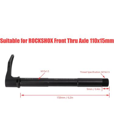 Buy Entatial Bicycle Plug Axle Quick Tensioner - Black Aluminum Alloy Bike Skewer (L: 158mm) | International Shipping - Buy Online on GoSupps.com