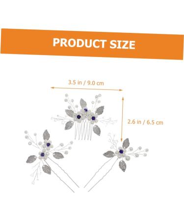 minkissy 4 Sets Bridal Wedding Comb Hair Leaf Bride Wedding Comb Green Accessories Bride Headdress Pearl Headpiece for Wedding Bride Headpieces Copper Wire Prom Flowers Banquet - Buy Online on GoSupps.com