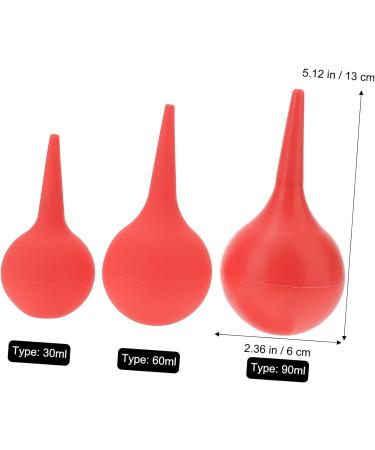 3pcs Ear Cleaning Set - Ear Syringe, Rubber Blower, Vacuum Cleaner Absorbent Ball - Buy Online on GoSupps.com