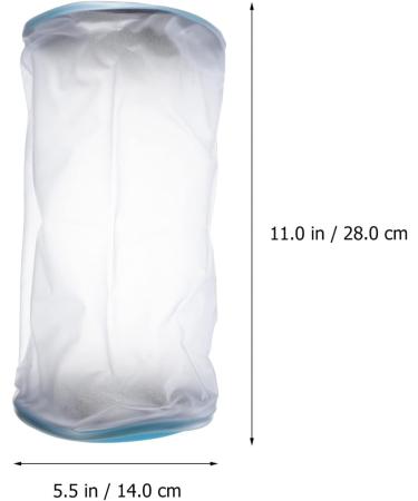 FRCOLOR 2pcs Waterproof Hand Cover - Shower Arm Cast Protector Sleeve for Plaster Bandages | 28x14cm | Ideal for Shower Use - Blue - Buy Online on GoSupps.com