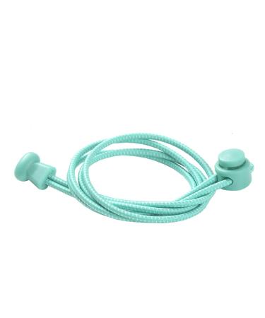 Bupimufi laces without tying Elastic rubber shoe straps elastic quick lock elastic shoelaces children shoes accessories turquoise & white