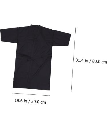 Fashion Hairdresser Gown Stylist Capes for Clients hot Dyeing Robes Barber Guest Gown Black Clothes Black Cape Non-Stick Hairdressing Guest Robe with Sleeves Nylon Polyester Smock - Buy Online on GoSupps.com