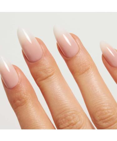 Doonails Soft Gel Press On Nails 30 Set - Babyboomer Almond Ombre - Salon Quality Full Cover Fake Nails - Medium Natural Fit - Buy Online on GoSupps.com