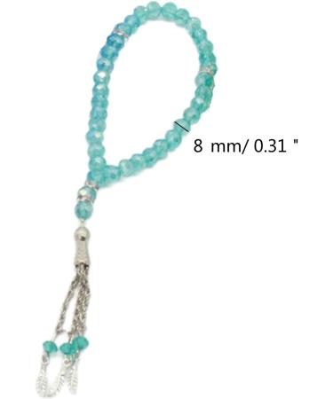 Oralgos Fashionable Tasbi-Broth with 33 Pearls | Islamic Jewelry Prayer Chain & Bracelet | Unique Alloy Misbaha - Shop Internationally - Buy Online on GoSupps.com