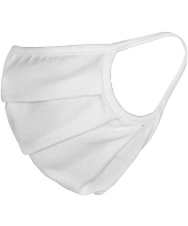 Buy Maskworld Organic Cotton Face Masks - Reusable & Washable - Set of 5 White Everyday Masks - International Shipping Available - Buy Online on GoSupps.com