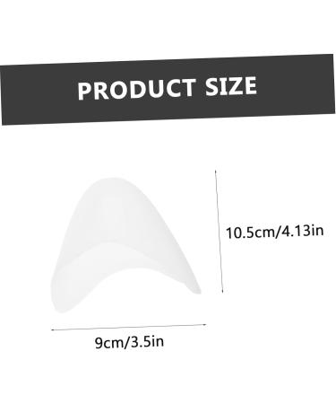 Toe Protector High Heel Pads - Gel Cushion Inserts for Ballet & Dance - 3 Pairs White Shoe Heel Protectors - Buy Online on GoSupps.com