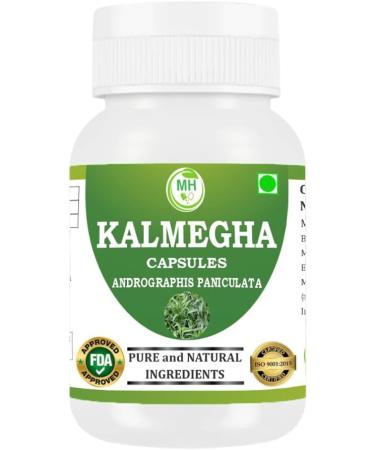 Morsan Healthcare Kalmegha Capsules | Andrographis Paniculata Herbal Supplement | Natural Immune Support & Liver Health | 60 Vegan Capsules | Ayurvedic Wellness Formula | Pack of 4 - Buy Online on GoSupps.com