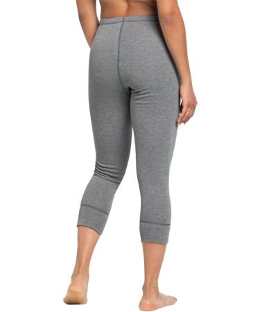 ODLO Women's Thermo Leggings - Active Warm Thermal Underwear for Skiing | XS Steel Grey Melange - Buy Online on GoSupps.com