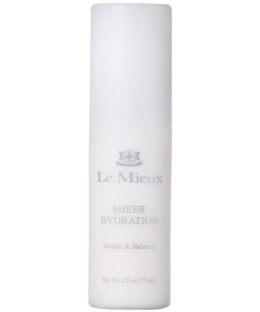 Le Mieux Sheer Hydration - Whipped Gel Cream Face Moisturizer with Micro-Encapsulated Hyaluronic Acid Lightweight Facial Lotion for Oily & Combination Skin Types (2.5 oz / 75 ml)