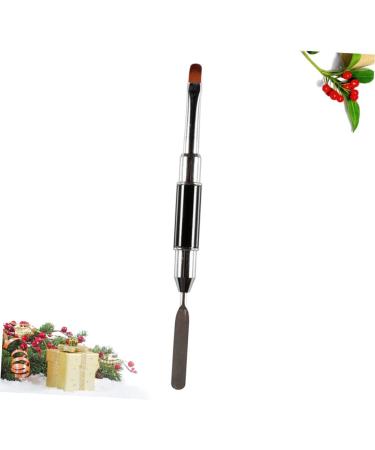 minkissy Uv Gel Nail Builder Brush Nail Art Tips Builder Brush Gel Nail Tool Nail Art Pen Gel Nail Art Carving Pen Nail Painting Brush Nail Art Brush Extension Glue Double Head - Buy Online on GoSupps.com