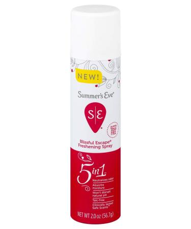Summers Eve Freshening Spray 2 Ounce Blissful Escape (Pack of 2)