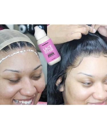 Doahair Super Hold Lace Glue for Wigs - Waterproof Hair Bonding Glue for Front Lace Wig, Weaves & Hair Systems (1.3oz) + 2 Melting Bands - Buy Online on GoSupps.com