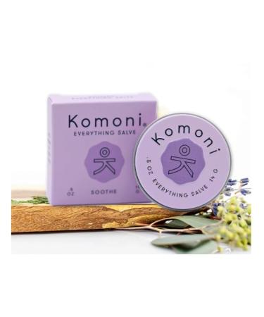 Komoni SOOTHE Everything Salve All-Purpose Healing Balm Natural Soothing Formula 0.5 oz