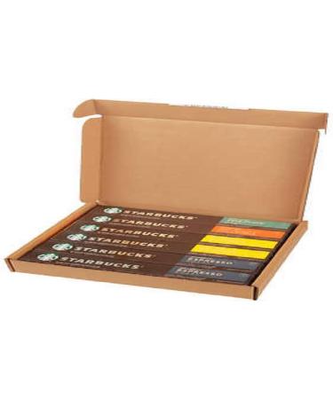 Starbucks by Nespresso Original Line Variety Pack Capsules 60 Count - Buy Online on GoSupps.com
