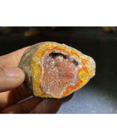 Red Battle Blood Agate Rough China Agate Crystal Achat Geode Specimen 119g RD14 ningxiao - Buy Online on GoSupps.com