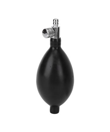 Blood Pressure Latex Bulb Replacement Black Manual Inflation Bulb Pump Hand Squeeze Sphygmomanometer Bulb Air Release Valve