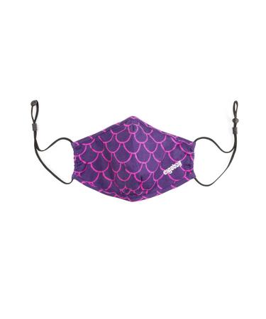 ergobag children's mouth nose mask - for girls and boys washable at 60 degrees PerlentauchB r - Purple