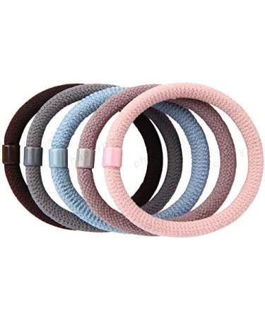 Egurs 12 Pieces Super Elastic Hair Ties - Best Ponytail Holders for Thick Heavy & Curly Hair - International Shipping Available - Buy Online on GoSupps.com