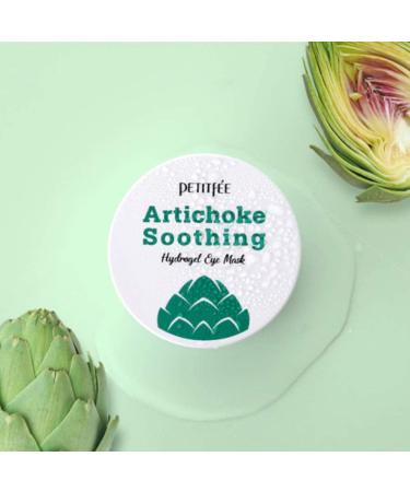 Petitfee Artichoke Soothing Hydrogel Eye Mask - 30 Pairs (84g) | Revitalize & Refresh Eyes - Buy Online on GoSupps.com