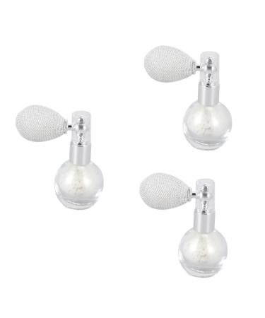 LALAFINA 3pcs Makeup Highlighter Spray Powder Makeup High Gloss Powder Sprayer Dusting Perfume Bottle Flash 1 count (Pack of 1) As Shownx3pcs