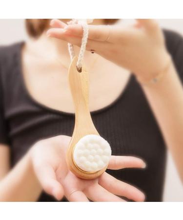 Aiwjeakh Bamboo Wood Handle Cleansing Brush Tools Soft Fber Hair Manual Face Brush Cleaning Face Brushes Skin Care - B - Buy Online on GoSupps.com