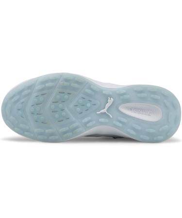 PUMA Women's Ignite Malibu Golf Shoe 40.5 EU - White Silver Lucite Metallic Gray | International Shipping Available - Buy Online on GoSupps.com