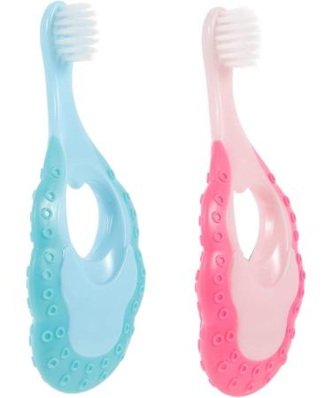 Minkissy 10 PCS Baby Toothbrush Set | Soft Bristle Manual Bite Toys for Newborns & Children - International Shipping Available - Buy Online on GoSupps.com