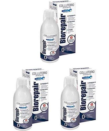 Biorepair: Collutorio Mouthwash 500ml/16.9 fl.oz - Pack of 3