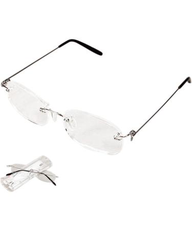 IEW 2X Unisex Flexible Frameless Reading Glasses - Light 3.00 Strength with Case | International Shipping - Buy Online on GoSupps.com