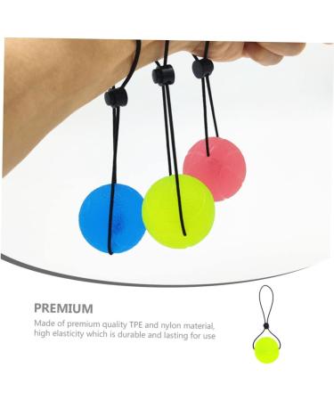 Buy Homsfou Fitness Equipment - 3-Stage Handle Ball & Finger Training Device | Strengthen Grip & Improve Hand Power - TPE 20x5cm - Set of 3 Yellow - Buy Online on GoSupps.com