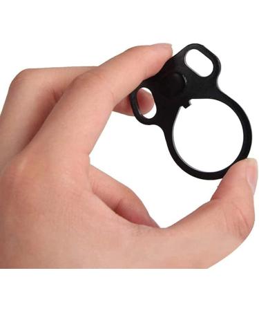 Hlaill Adapters Sling Attachment Point - Standard Model Steel Buckle Hand Sports Tool - 2pc Sling Mount in Black - Buy Online on GoSupps.com
