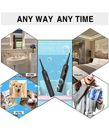 Electric Dental Calculus Remover - Portable Sonic Tartar Stain Plaque Cleaner for Teeth - Teeth Cleaning Kit - Buy Online on GoSupps.com