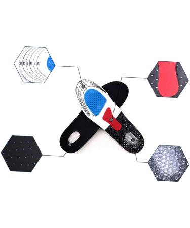 Homoyoyo 2 Pairs Silicone Gel Men Insoles for Shoes - Absorb Sweat & Increase Comfort - Ideal for Outdoor Shoes - Buy Online on GoSupps.com