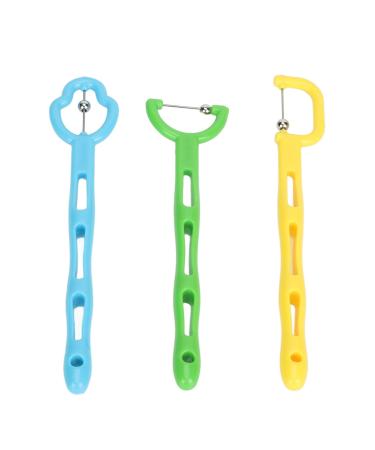 Tongue-tip exercise equipment set for and adults-mouth muscle training equipment trainer for language disorders and oral health-3-part