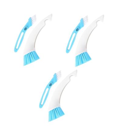 FRCOLOR 3pcs Cleaning Brush Grout Cleaner Brush Sink Scrub Brush Grout Brush Scrubbing Brush Bottle Cleaner Brush Tile Grout for Cleaning Brush for Cleaning Tub Plastic Cup Brush