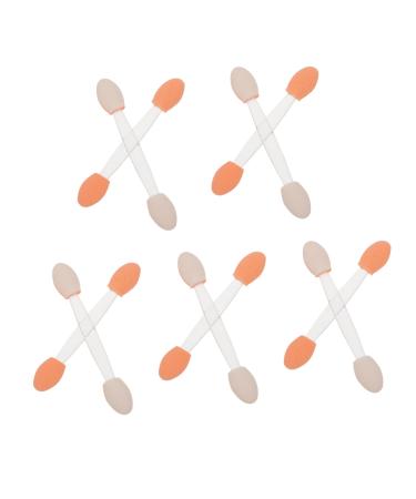 Ipetboom 100pcs Double Ended Eyeshadow Brush Makeup Brush Makeup Tools Tipped Oval Makeup Tool Double Head