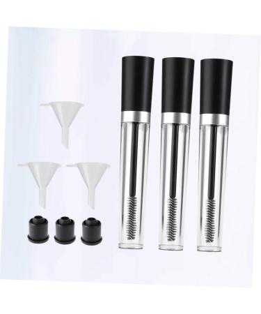 Housoutil Mascaras 3pcs Refillable Eyelash oil Tube Storage Bottles Empty Cosmetic Bottle The Solution Filling - Buy Online on GoSupps.com
