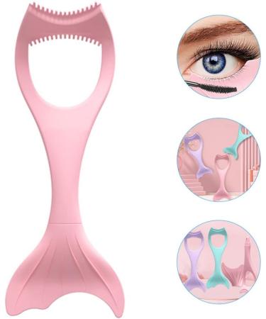 SHERCHPRY Mascara Brush Silicone Mold Mascara Guard Shield Silicone Marscara Make up Aids - Eyeshadow Pink - Buy Online on GoSupps.com