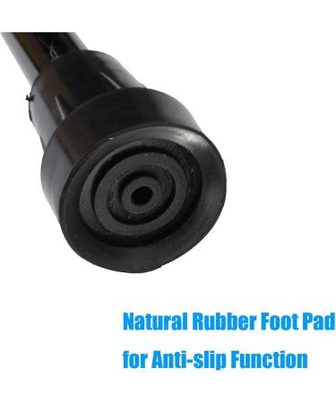 Arm Cuff Crutch Forearm Crutches Balancing Mobility Aid Retractable and Adjustable Collapsible Cane for Elderly Disabled Walking Stick Shock Absorber 1 Pair Warm Life - Buy Online on GoSupps.com