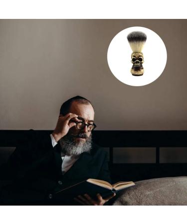 Frcolor Dachshaar Razor Brush - Skull Pattern Bartschneider & Cleaning Brush | Premium Shaving Accessories - Buy Online on GoSupps.com