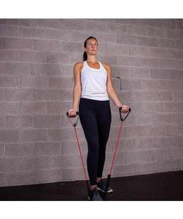 IBF Iron Body Fitness Resistance Band Exercise Cord with Protective Sleeve - Light Resistance - Buy Online on GoSupps.com