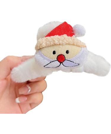 xbiez Plush Hair Claw Clip for Kids Adult Christmas Festival Party Hairclip Girl Hair Barrettes Crab Hair Clip Party Headdress Blue santa claus - Buy Online on GoSupps.com